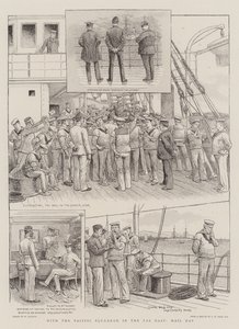 Met het Pacific Squadron in het Verre Oosten, Postdag